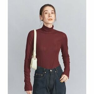United Arrows Beauty & Youth Brown Cotton Turtleneck